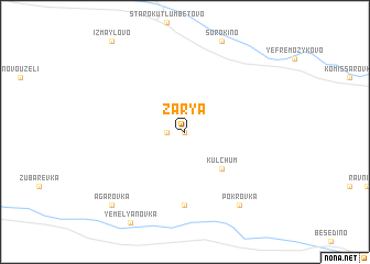 map of Zarya