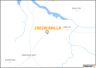 map of Zarza Capilla