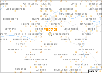 map of Zarzal