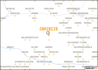 map of Zarzecze