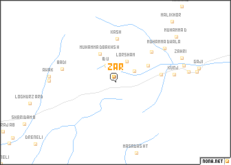 map of Zar