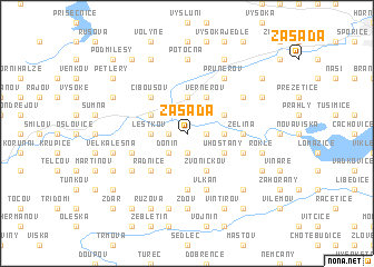 map of Zásada