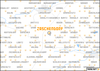 map of Zaschendorf