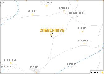 map of Zasechnoye