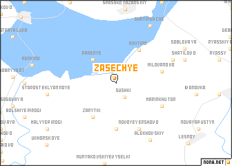 map of Zasech\