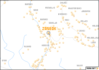 map of Zaseok