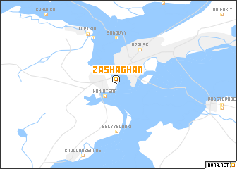 map of Zashaghan