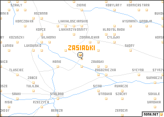 map of Zasiadki