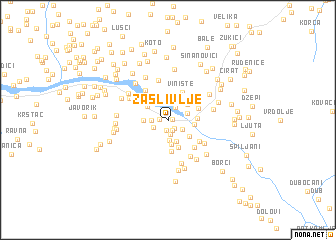 map of Zaslivlje