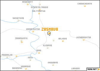 map of Zasmava