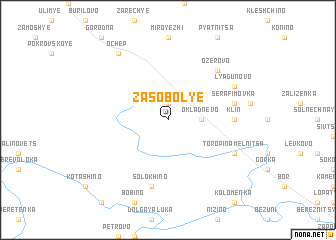 map of Zasobol\