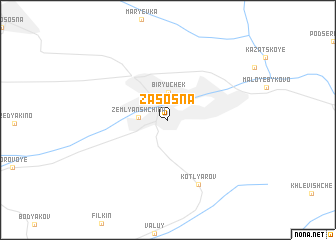 map of Zasosna