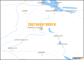 map of Zastava Staraya