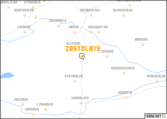 map of Zastolb\