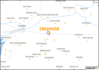 map of Zasukhino
