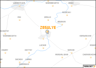 map of Zasulʼye