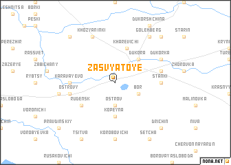 map of Zasvyatoye