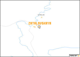 map of (( Zatalovskaya ))