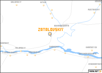 map of Zatalovskiy