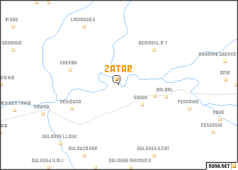 map of Zaʼtar