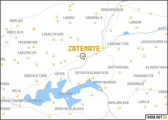 map of Zatemaye