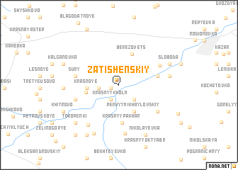 map of Zatishenskiy