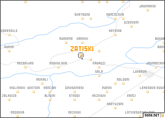 map of Zatiški