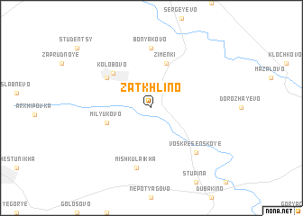 map of Zatkhlino