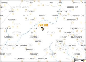 map of Zaťko