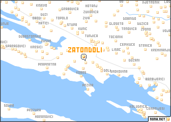 map of Zaton Doli