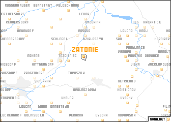 map of Zatonie