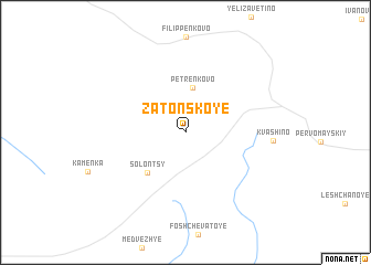map of Zatonskoye