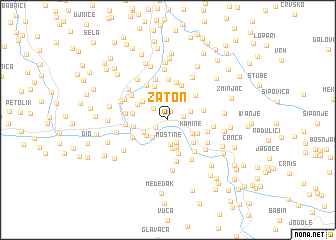 map of Zaton