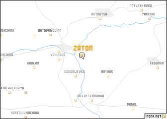 map of Zaton
