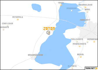 map of Zaton