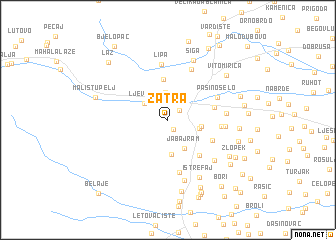 map of Zatra