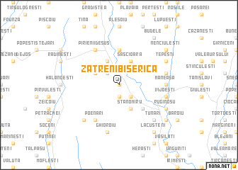 map of Zătreni-Biserica