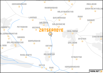 map of Zatsepnoye