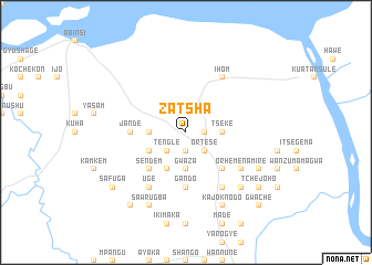 map of Zatsha