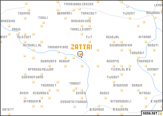 map of Zattaï