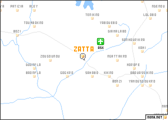 map of Zatta