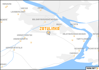 map of Zatulinka