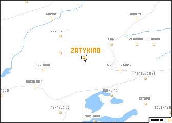 map of Zatykino