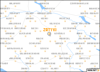 map of Zatyki