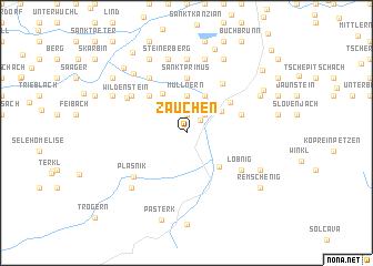 map of Zauchen