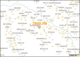 map of Zauglina