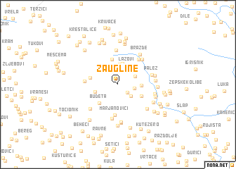 map of Zaugline