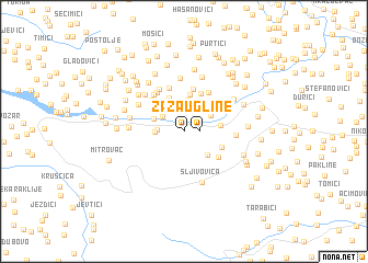 map of Zaugline