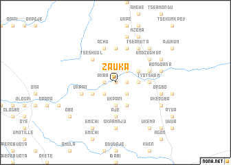 map of Zauka