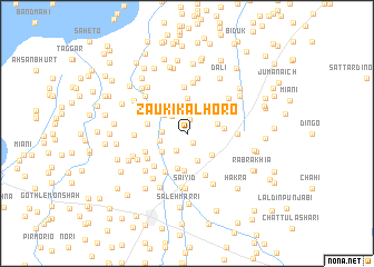 map of Zauki Kalhoro